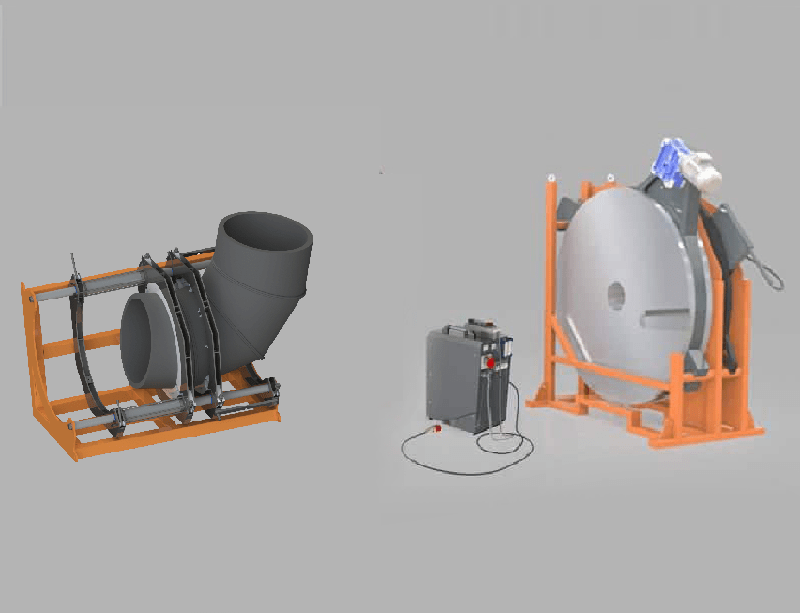 WE1600 Polyethylene Pipe Hydraulic Butt Welding & Elbow Machine